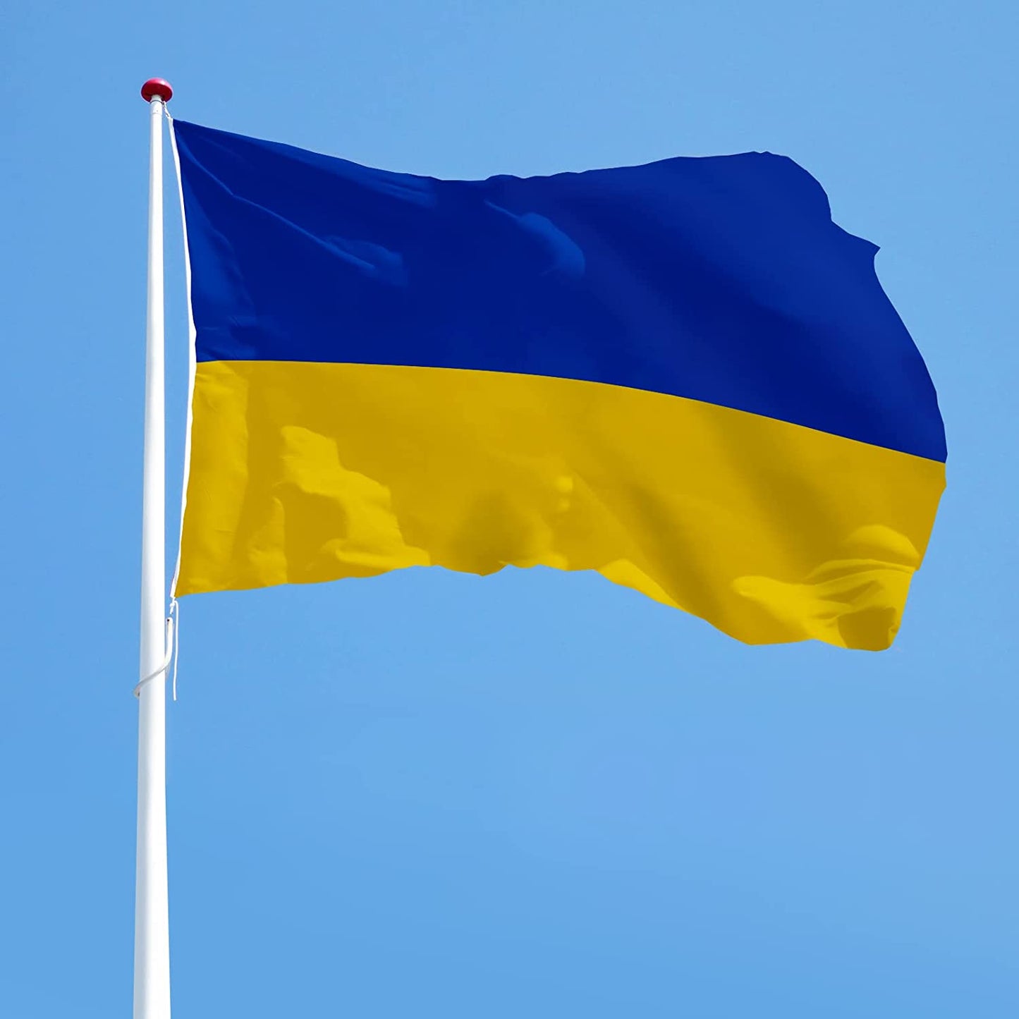 AKSDTH Ukraine Flag 3x5 Ft Outdoor Indoor Decoration Flag Banner with Two Brass Grommets Ukrainian National Flags I Stand with Ukraine